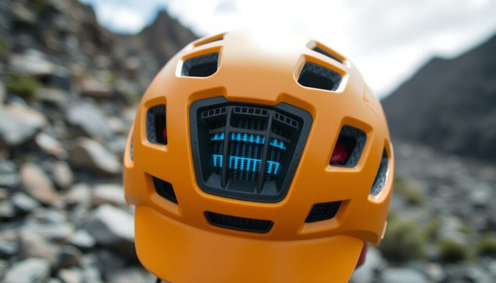 Kletterhelm Belüftungssystem