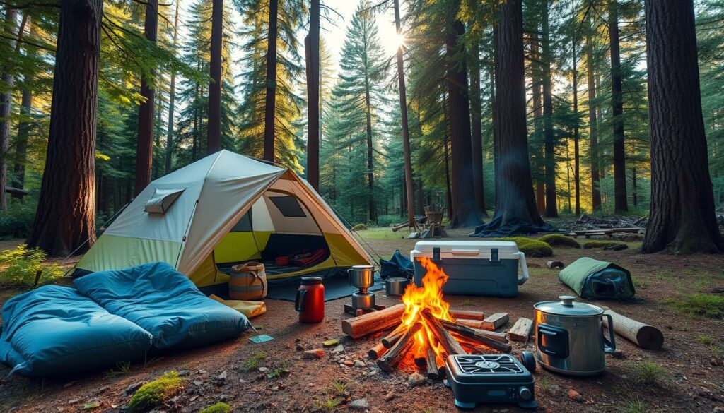 Campingausrüstung für Anfänger