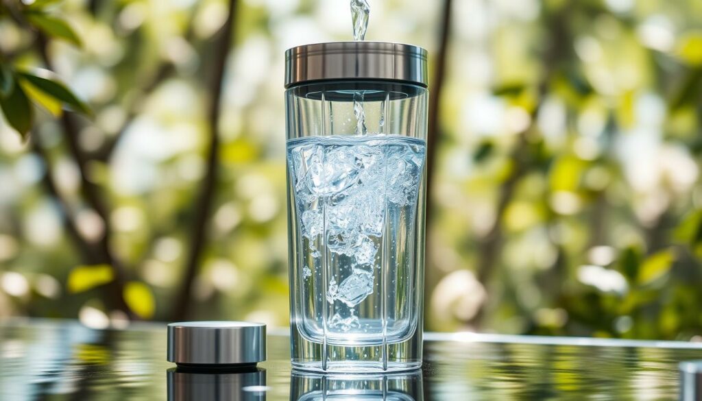 Langlebiger Glas Wasserfilter